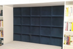 Tapicerowany zagłówek…dobre uzupełnienie łóżka sypialnianego…