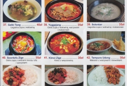 Seoul Restauracja Koreańska menu na telefon cz.4