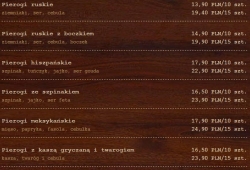 Piecuszki - menu na telefon: pierogi klasyczne