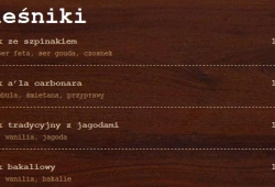Piecuszki - menu na telefon: naleśniki