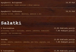 Piecuszki - menu na telefon: makarony i sałatki